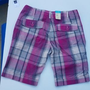 Gap Kids Bermuda Girls Shorts Size 12 Skinny NEW